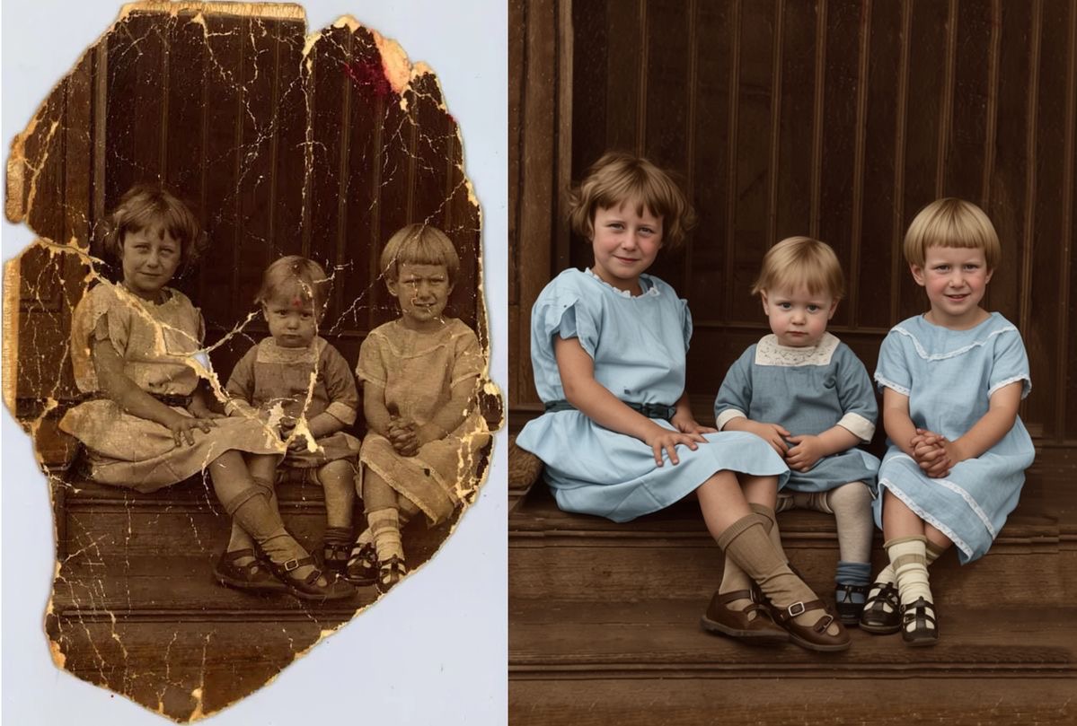 Улучшение качества старого фото с помощью ИИ — быстро и профессионально